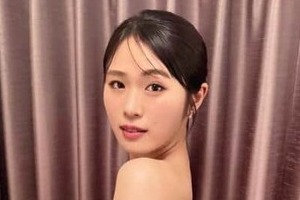 渋谷凪咲、「スレンダーな肩」開放的な純白ドレス姿に　「首筋の美しい事！」「凄く似合ってて綺麗」の声
