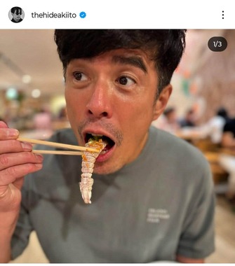 伊藤英明さんのインスタグラム（＠thehideakiito）より