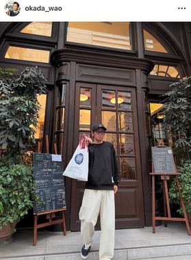 岡田圭右さんのインスタグラム（＠okada_wao）より