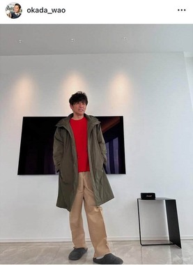 岡田圭右さんのインスタグラム（＠okada_wao）より