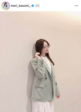 森香澄さんのインスタグラム（＠mori_kasumi_）より