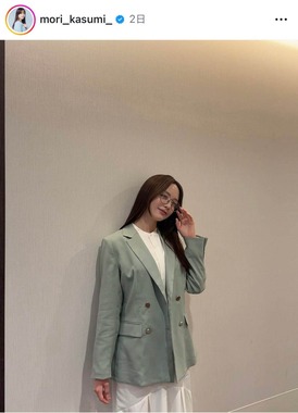 森香澄さんのインスタグラム（＠mori_kasumi_）より