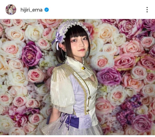 ひじりえまさんのインスタグラム（＠hijiri_ema）より