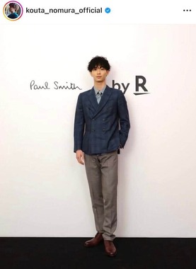 野村康太さんのインスタグラム（＠kouta_nomura_official）より