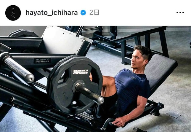市原隼人さんのインスタグラム（＠hayato_ichihara）より