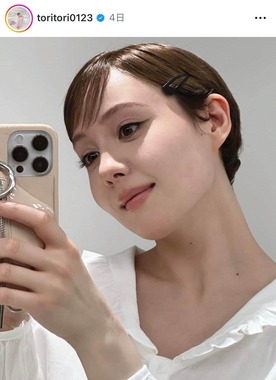 トリンドル玲奈さんのインスタグラム（＠toritori0123）より