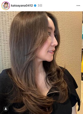 加藤綾菜さんのインスタグラム（＠katoayana0412）より