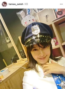 さとう珠緒さんのインスタグラム（＠tamao_satoh）より