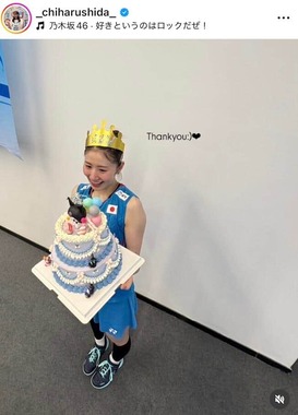 志田千陽さんのインスタグラム（＠_chiharushida_）より