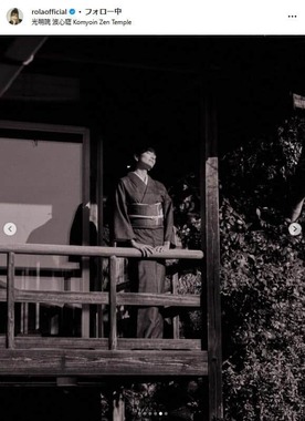 ローラさんのインスタグラム（＠rolaofficial）より