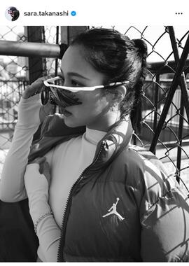 サングラス姿の高梨（本人インスタグラムより）