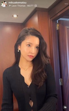 明松美玖さんのインスタグラム（＠mikuakematsu）より