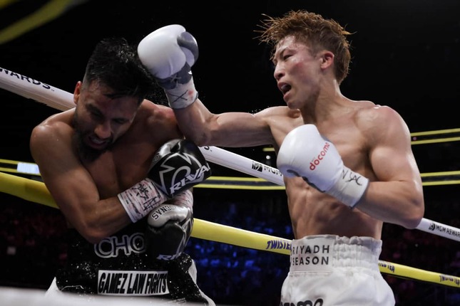 王座防衛を果たした井上（写真：ZUMA Press/アフロ）