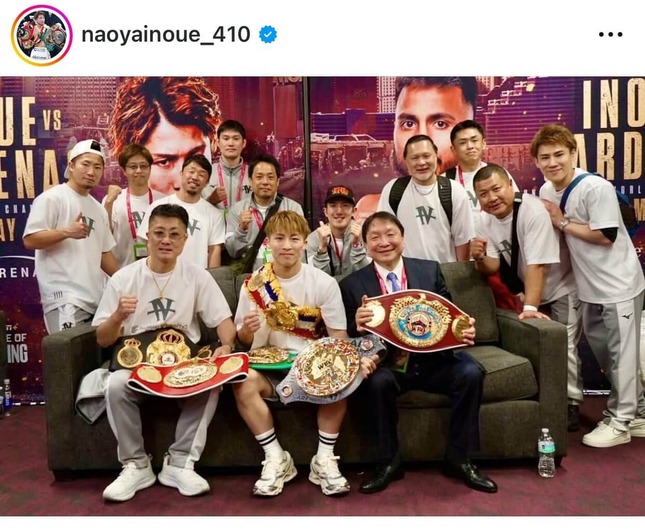 チーム井上（井上のインスタグラムより）