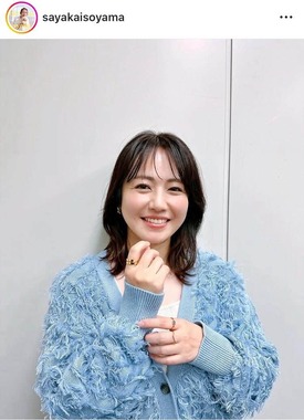 磯山さやかさんのインスタグラム（＠sayakaisoyama）より