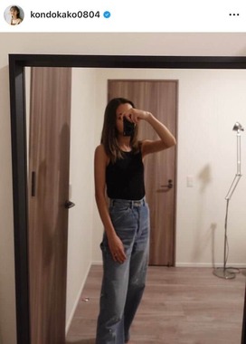 近藤夏子さんのインスタグラム（＠kondokako0804）より