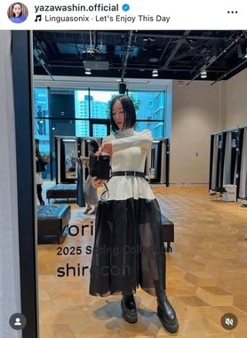 矢沢心さんのインスタグラム（＠yazawashin.official）より