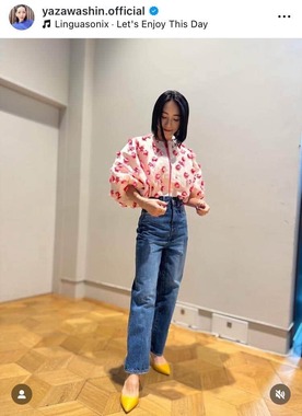 矢沢心さんのインスタグラム（＠yazawashin.official）より