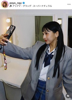 ゆきぽよさんのインスタグラム（＠poyo_ngy）より