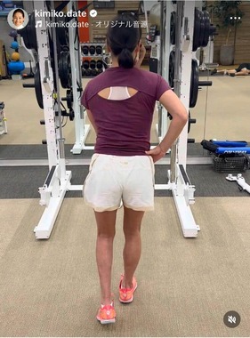 伊達公子さんのインスタグラム（＠kimiko.date）より