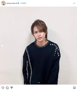 上田竜也さんのインスタグラム（＠tatsuya.ueda_kt）より