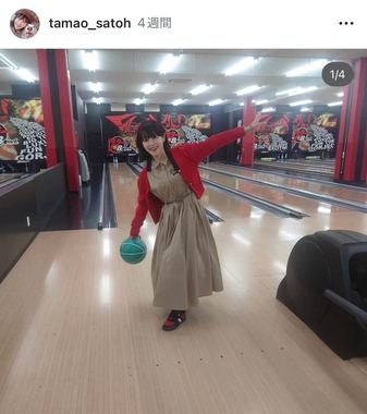 さとう珠緒さんのインスタグラム（＠tamao_satoh）より