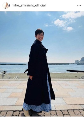 白石美帆さんのインスタグラム（＠miho_shiraishi_official）より