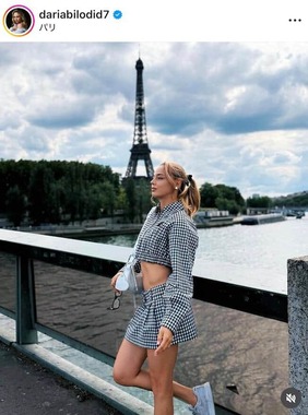 ダリア・ビロディド選手のインスタグラム（＠dariabilodid7）より