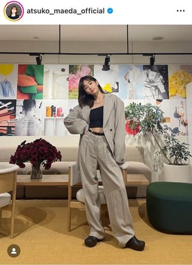 前田敦子さんのインスタグラム（＠atsuko_maeda_official）より