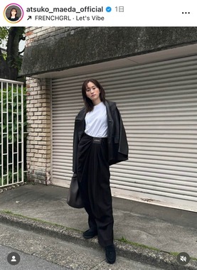 前田敦子さんのインスタグラム（＠atsuko_maeda_official）より