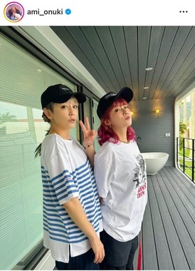 大貫亜美さんのインスタグラム（＠ami_onuki）より