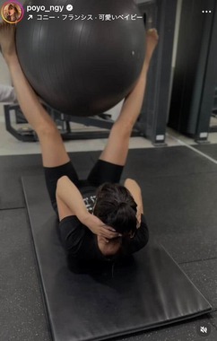 ゆきぽよさんのインスタグラム（＠poyo_ngy）より