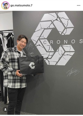 松本のプライベートショット（本人インスタグラムより）