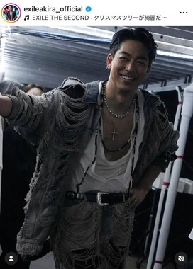 AKIRAさんのインスタグラム（＠exileakira_official）より