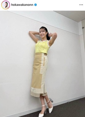 穂川果音さんのインスタグラム（＠hokawakanonn）より
