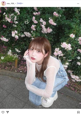 希空さんのインスタグラム（＠noa._.1126_）