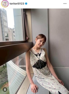 トリンドル玲奈さんのインスタグラム（＠toritori0123）より