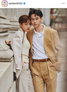 トリンドル玲奈さんのインスタグラム（＠toritori0123）より