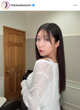 穂川果音さんのインスタグラム（＠hokawakanonn）より