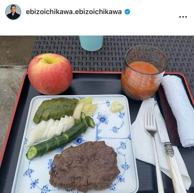 市川團十郎さんのインスタグラム（＠ebizoichikawa.ebizoichikawa）より