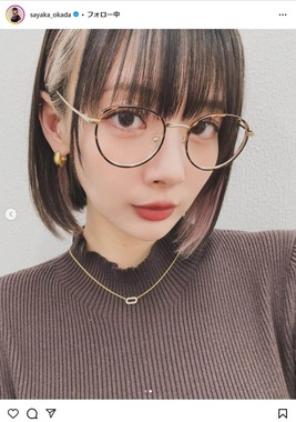 岡田紗佳さんのインスタグラム（＠sayaka_okada）より 