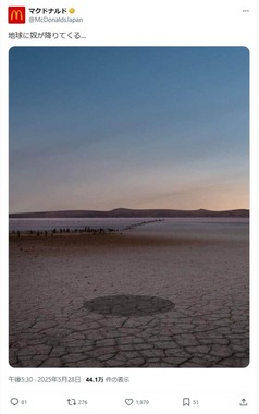日本マクドナルド公式X（＠McDonaldsJapan）より