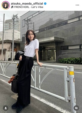 前田敦子さんのインスタグラム（＠atsuko_maeda_official）より