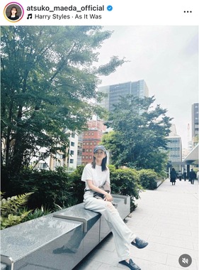 前田敦子さんのインスタグラム（＠atsuko_maeda_official）より