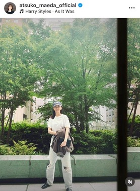 前田敦子さんのインスタグラム（＠atsuko_maeda_official）より