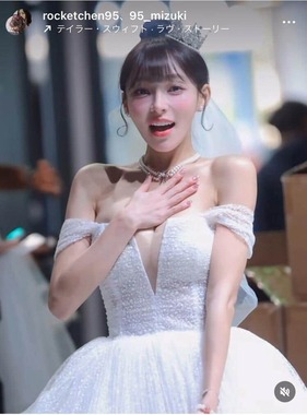 リン・シャンさんのインスタグラム（＠95_mizuki）より