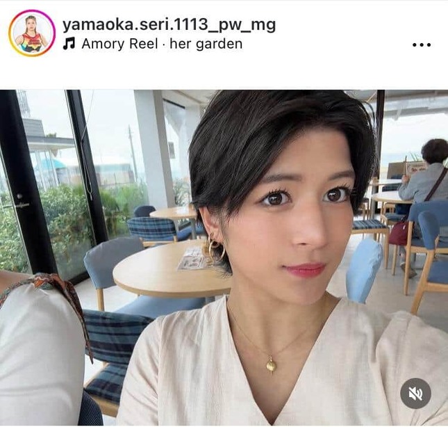 山岡聖怜さんのインスタグラム（＠yamaoka.seri.1113_pw_mg）より