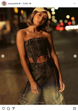 みちょぱ（池田美優）さんのインスタグラム（＠michopa1030）より