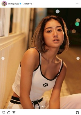 みちょぱ（池田美優）さんのインスタグラム（＠michopa1030）より