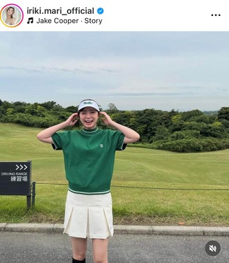 入来茉里さんのインスタグラム（＠iriki.mari_official）より